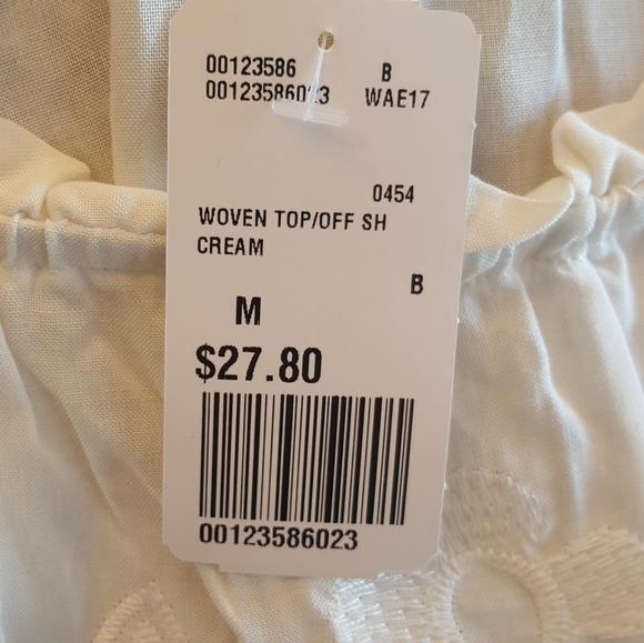 FOREVER 21 Off White Cream Blouse - Picture 3 of 8